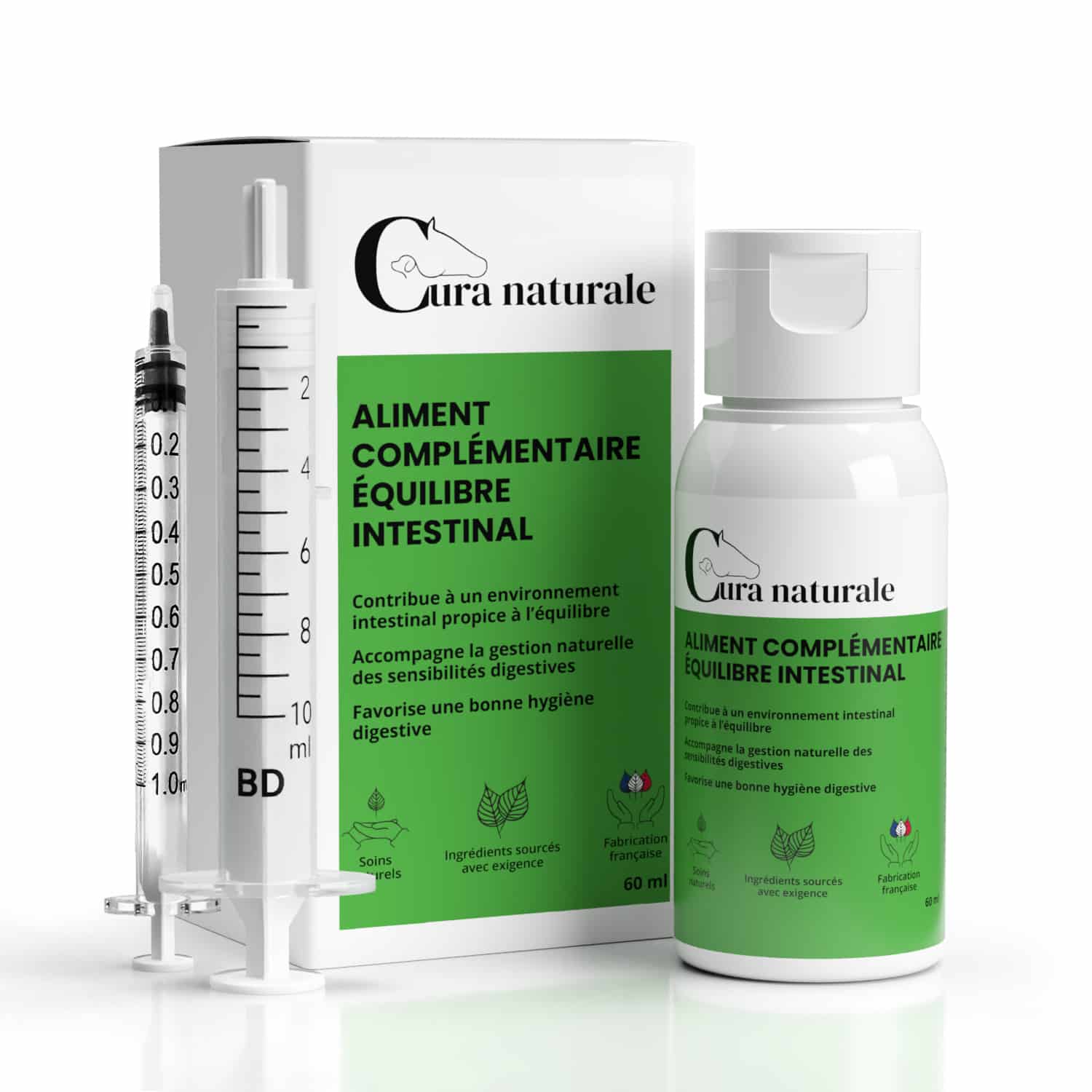 Cura Naturale - Aliment complémentaire équilibre intestinal 60ml
